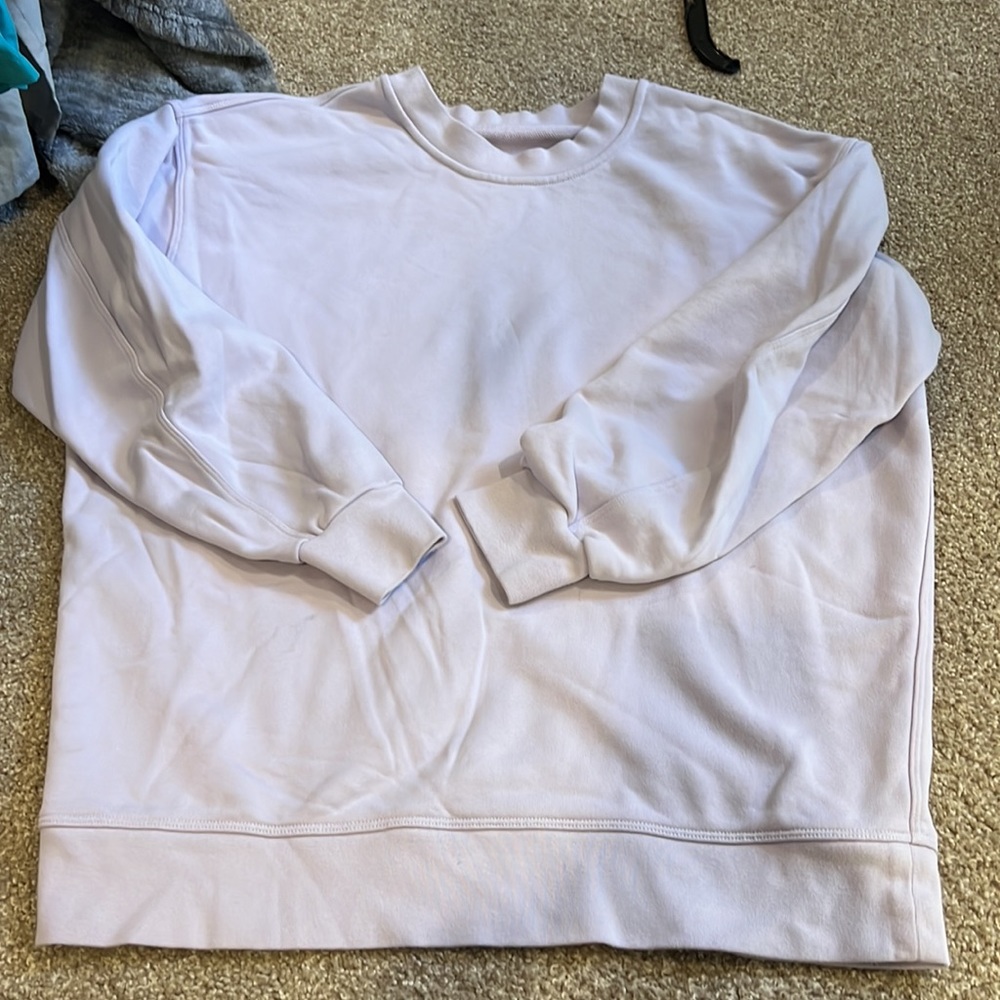 Lululemon Perfectly Oversized Crew Lavender Dew